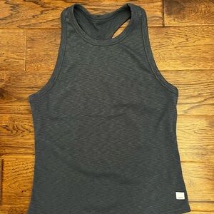 Vuori Sunrise High Neck Tank in Azure, Size Large